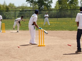 It was a beautiful day for cricket at Fred Salvador Field on Saturday, as Timmins’ best cricketers took on a team of challengers from North Bay in celebration of Diversity Day.