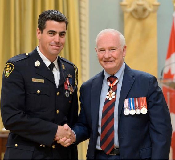 OPP officer honoured for bravery