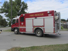 The Portage Fire Department was called to rescue a child trapped in a wheelchair lift, Sunday night, in the 100 block of 1st St. NW. The child was rescued without incident. (FILE PHOTO)