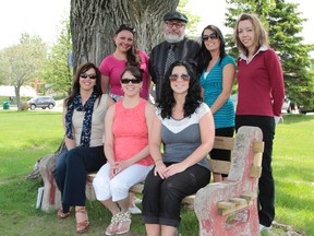 Members of the Timmins Aboriginal Organizations Committee are working hard to ensure that Aboriginal Day 2013 will be a fun family event in Timmins. Among those on the committee who met recently at Hollinger Park were in front, from left to right, committee chair Chantal Sutherland, Vicky Chilton and Sarah Melenchuk. Standing from left to right, were Feather Luke, Rod Ryner, Julie St-Onge and Keri-Anne Coté. Many Aboriginal Day events will be taking place at the Hollinger Park on Friday June 21st.