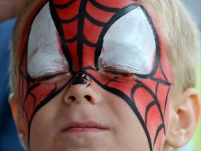 Spiderman makeover.