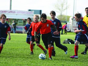 Portage 12U FC competed in the WYSA Children's Hospital Tournament on May 31-June 1 in Winnipeg. (Submitted photo)