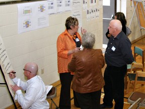 Brant Community Healthcare System members talk with community at a "Join the Conversation" event last fall. (Submitted Photo)