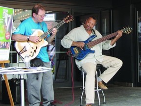 Dave Barton performs outside at the Grand Theatre during Jazz Fest 2012. This year’s Empire Life Kingston Jazz Festival takes place June 14-29 throughout the city.     Contributed photo