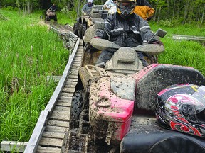 The Renfrew County ATV Club is planning to showcase the Pembroke section of the recreational trail system during a special event being held Saturday. This image is from a similar club in the Gananoque region. Contributed photo