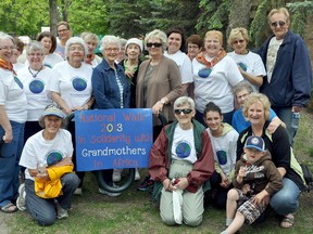 Seventeen family groups participated in Sunday's Stride to Turn the Tide Walk, starting at Vopni Park on Saskatchewan Avenue East. (CLARISE KLASSEN/PORTAGE DAILY GRAPHIC/QMI AGENCY)