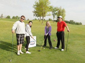 Golfers at the 6th annual Treasure Life Golf Tournament at the Coloniale Golf Club on May 31.