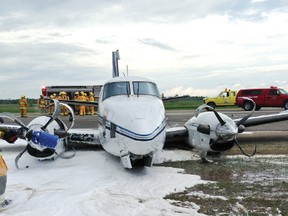 A Beechcraft King Air 100 charter plane crashed at the Kapuskasing Airport, causing what was termed “considerable damage”.