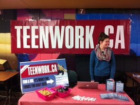 Evelyn Morett is the founder of teenwork.ca, a website helping connect teenagers with local employers. PHOTO SUPPLIED