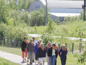 Wetaskiwin Grands 4 Africa held their Stride to Turn the Tide walk at By-The-Lake Park June 8.