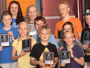 KEVIN RUSHWORTH HIGH RIVER TIMES/QMI AGENCY. On Saturday, the High River Tigers swimmers received their awards after a fantastic swim season. Swimmers, both young and old, received kudos on a season well swum.