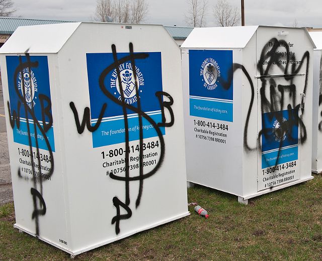 Petition urges bylaw to regulate donation bins Brantford Expositor
