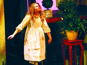 Katie Stannard plays Hellen Keller in Bev Facey Community High’s production of The Miracle Worker on Tuesday, April 23 at Festival Place. File Photo