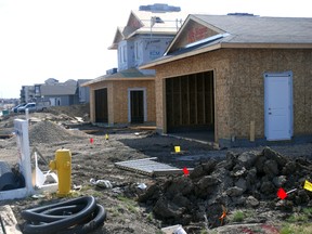 These new homes along Royal Oaks Drive near 103B Street are part of the still expanding Royal Oaks area in Grande Prairie. (DHT file photo)
