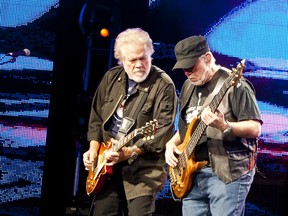 Bachman & Turner perform at the NHL Face-Off event held in Winnipeg on Thursday, Oct. 6, 2011. 
BROOK JONES/QMI Agency