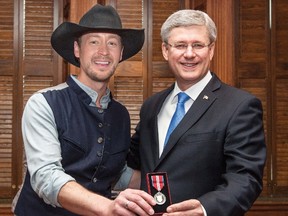 Paul Brandt was awarded a Queen Elizabeth Diamond Jubilee Medal recently by Prime Minister Stephen Harper.