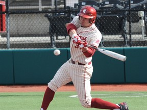 Stony Plain’s Adam Nelubowich will go from swinging the bat for the Washington State Cougars to providing offence and defence for the TriCity ValleyCats in the New York-Penn League this summer. - Courtesy Washington State University athletics communications