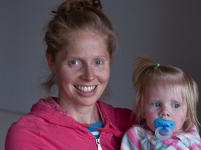 Bonnie Jordan and her daughter, Saylor at the Aquafit Centre on May 24.