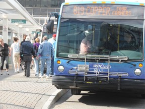 The downtown Sudbury transit terminal.
GINO DONATO/THE SUDBURY STAR