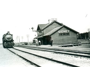 A train station in Sidney at the turn of the century. (North Norfolk – MacGregor Archives Inc./Submitted Photo)
