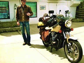 James Patterson prepares his 1981 Yamaha XJ650 Maxim for his trip across North, Central and South America. (James Patterson/Submitted Photo)