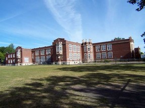 Daniel McIntyre Collegiate Institute. The youth was free on bail for two violent robberies when he went with another youth to "settle an ongoing problem" with others on the grounds of the school on May 25, 2011.