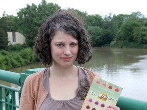 Wallaceburg native Emily Schultz, 39, is one of six finalists for the prestigious Trillium Book Award for her third novel 'The Blondes.' ELLWOOD SHREVE/ THE CHATHAM DAILY NEWS/ QMI AGENCY