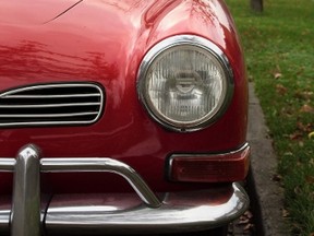 The Volkswagen Karmann-Ghia: At one time, writes Barbara Wamboldt, she could drive all the way from her home in Kingston Township to Hotel Dieu Hospital without stopping – a necessity, since she couldn't drive standard.