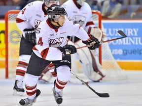 Ex-Maroon Patrick Watling has been traded from the Guelph Storm to the Soo Greyhounds. (TERRY WILSON/OHL Images)