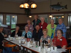 The members of the 1952- ‘53  Normal School met at Smitty’s in Melfort on Friday afternoon.