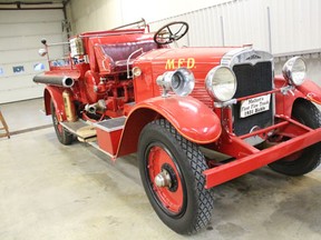 The 1931 Bickle is Melfort’s first fire truck. It will be on display during the open house this Saturday and there is a lot of history surounding the vehicle.