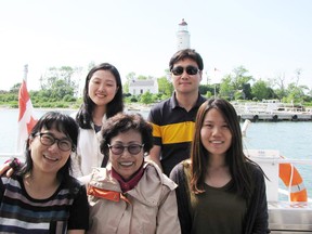 Pictured are: back row; Eun Hwan Park and Yong Seon Choi. Front Row: Eun Jong Kwon, Younghee Jeong (Team Leader) and Youry Seo.