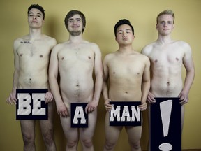 RibbitRePublic's Be A Man is at the Ottawa Fringe Festival from Thursday to June 30. Supplied Photo
