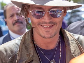 Johnny Depp at the Walt Disney Studios Motion Pictures presentation, promoting his film 'The Lone Ranger' at Caesars Palace in Las Vegas April 17, 2013. (Digital Creations/WENN.com)