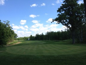 The first green at the new Woodview golf course north of Peterborough.