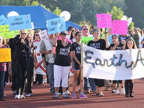 Hundreds of people took part in this year's annual Relay For Life in Chatham. (ELLWOOD SHREVE, Daily News)