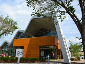 The new 15,000-square-foot Jasper Place branch of the Edmonton Public Library, at 9509 156 St., held an official ribbon-cutting ceremony on Tuesday. DOUG JOHNSON Edmonton Examiner