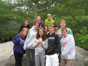Monsignor JH O'Neil Grade 8s at Camp Queen Elizabeth. CONTRIBUTED PHOTO