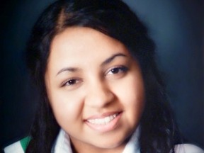 Munaza Saleem is graduating from Kincardine District Secondary School in 2013 and has been added to a short list for Conditional Admission to Pharmacy (CAP) students at the University of Waterloo. She's also been offered $115,000 in scholarships. (SUBMITTED)