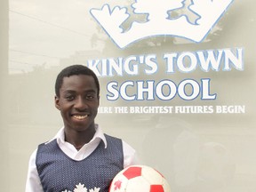 Malinga Zablocki, a Grade 6 student at King's Town School, recently broke a 100m record in his age group that stood for 30 years.
Patrick Kennedy The Whig-Standard