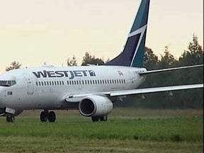 A WestJet aircraft on runway. (File photo)