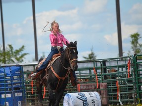 Those in attendance for Farmers’ Day and Rodeo Exhibition saw some fast times during the barrel races and some intense cowboys and cowgirls. - Thomas Miller, Reporter/Examiner