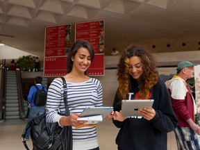 Tablets and smartphones are changing the way people travel, providing instant access to information. DOMINIC BONUCCELLI PHOTO