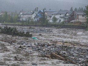 Canmore flood homes June 20, 2013