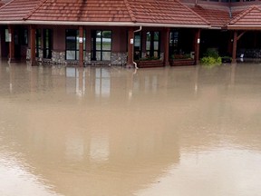 Canmore Friday, June 21 flooding