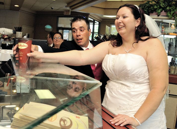 Wedding sealed with a Tim Hortons tripletriple Brantford Expositor