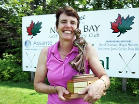 Kingston's Allyson Harrison captured her first Assante Wealth Management Ladies' Invitational title Sunday at North Bay Golf and Country Club with two-day total of 158.