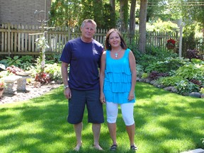 Duncan and Sandy Elston's garden will be featured on the Through the Garden Gate tour on July 7, 2013. (ALANNA RICE/KINCARDINE NEWS)