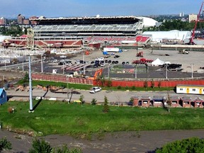 The Calgary Stampede is hard at work cleaning up from last weeks massive flood, the world-famous 10-day rodeo is scheduled for July 5th to the 14th. Al Charest/Calgary Sun/QMI Agency