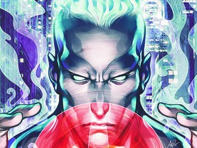 Captain Atom cover of the New 52.